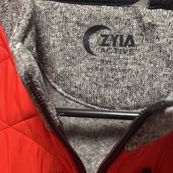 NWT Zyia active red quilted ash cabin jacket women 2xl - Picture 3 of 6